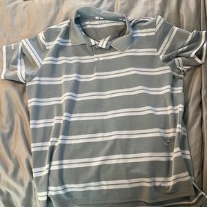 Green Striped Bonobos Golf Polo